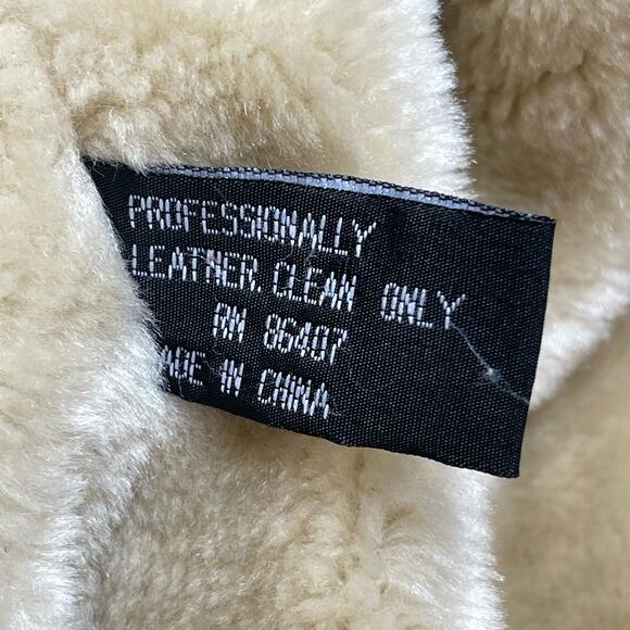 The  Connection New York Black Leather Sherpa Lined 2XL - Picture 9 of 10